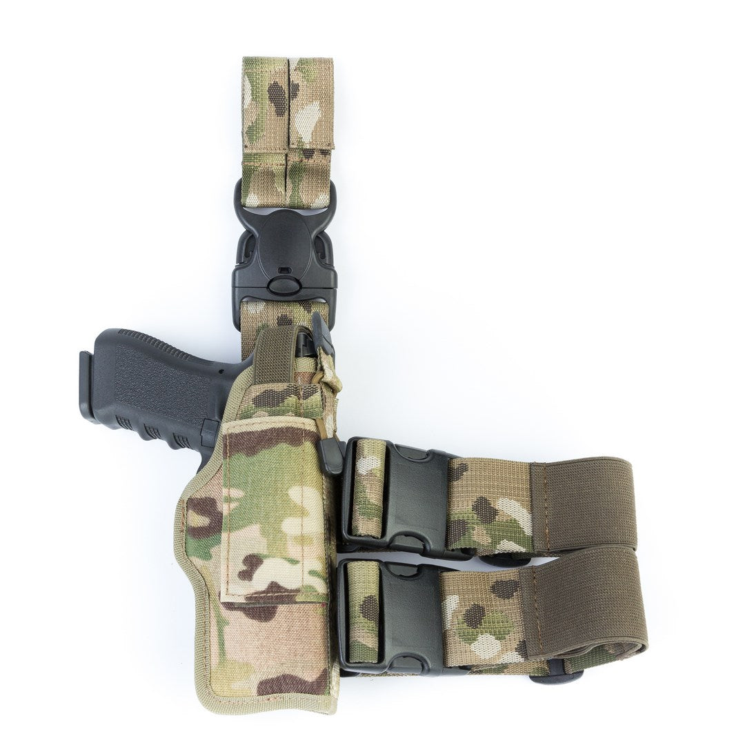 Samosvorné pistolové pouzdro - Stehenní